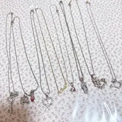 ネックレスセット 多様なデザイン　8本セット　ネックレスハートネックレス　ラブ