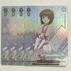 アイドルマスター 765PRO ザ☆ワイルドストロベリー 萩原雪歩 BNP 4枚