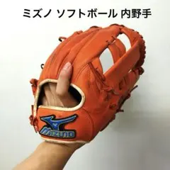 385 ミズノ 即戦力 ソフトボール 内野手用グローブ