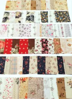 ☆カットクロスセット ローズ柄いろいろ 65枚 YUWA キルトゲイト等
