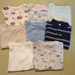 ベビーTシャツセット 8枚組 90cm ユニクロ どうぶつの森