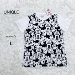 【UNIQLO】新品タグ付 Disney UT ミニーマウス 半袖Tシャツ L