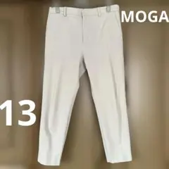 MOGA 洗濯可能 ライトベージュ スラックス 13 クロップッドパンツ