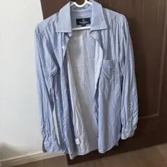 Aquascutum ストライプ 長袖ワイシャツシャツ 39-84