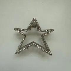 星型メタルヘアクリップ
