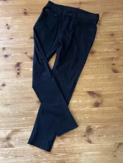 GU ブラックブーツカットデニム 30