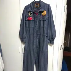 EVERY RIVER デニムオーバーオール グレー