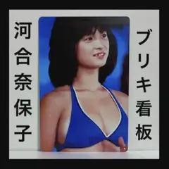 河合奈保子　看板　アイドル　昭和　水着　ポスター　懐かしのアイドル　壁掛け