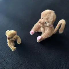 モールアニマル 猿 ハンガリー ハンドメイド 2個セット