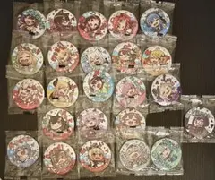 ホロライブ カプセル缶バッジガチャ 24種コンプリートセット