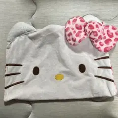 ハローキティ 枕カバー ピンクヒョウ柄
