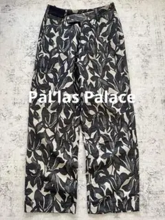 パラスパレスPal'las Palaceインディゴジャガード織りパンツ
