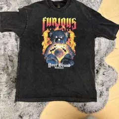 FURIOUS クマグラフィック Tシャツ Mサイズ