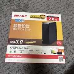 BUFFALO 2.0TB 外付けハードディスク HDD-L2.0U3-BK