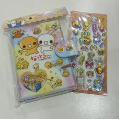 なっとうちゃん シャカシャカ カプセルシールバインダー ぷくキラ ステッカー