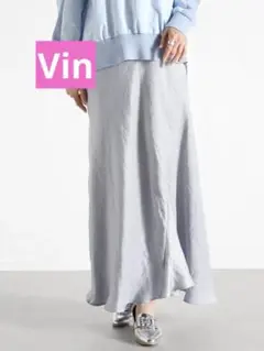 Vinマーメイドスカート ライトブルー　未使用品　サイズ9号 定価17000円