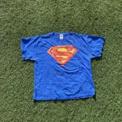 スーパーマン marvel キャラ 古着 Tシャツ ゴツロゴ DELTA Y2K