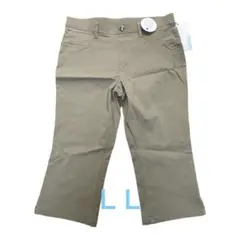 【新品タグ付】クロップドパンツ☆ＬＬサイズ