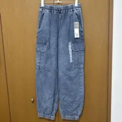 デニムブルー カーゴパンツ Mサイズ GU