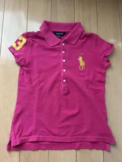 Ralph Lauren ピンク ポロシャツ 130/64