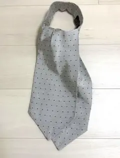 【バーニーズニューヨーク】アスコットタイ チーフ ネクタイ ドット柄