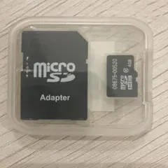 トヨタ純正microSDHC 4GBカードとアダプターセット
