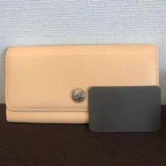 BVLGARI ブルガリレザーフラップ式長財布