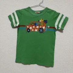 ミキハウス ぷっちー動物ワッペン Tシャツ