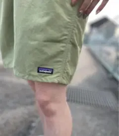 Patagonia ライトグリーン ショートパンツ