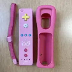 Wii リモコンプラス　(ピーチ)&シリコンカバー
