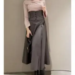 dazzlin ベストコルセットレースアップスカート snidel