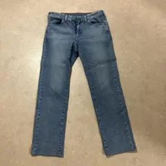 ライトブルーデニム ストレートパンツ