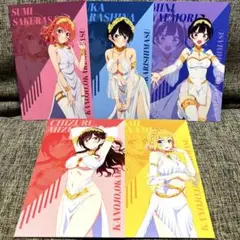 彼女お借りします　限定　非売品　ランダム　ポストカード　全5種セット