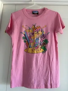 レトロJem and the Holograms 半袖Tシャツ ピンク