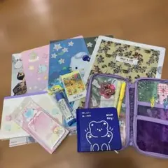 ワンコイン雑貨　PAUL & JOE クリアファイルと文房具セット