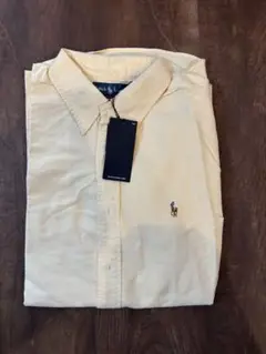 Ralph Lauren クラシックフィット 半袖シャツ イエロー