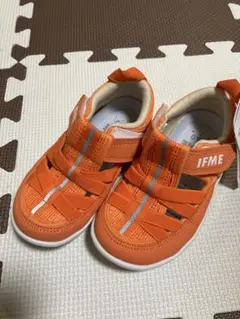 新品 イフミー ウォーターシューズ サンダル オレンジ15cm