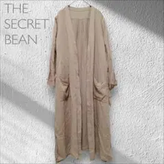 THE SECRET BEAN リネン混7分袖ブラウス 涼しげベージュ