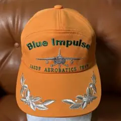 希少　美品　Blue Impulse キャップ　CAP オレンジ　ビンテージ
