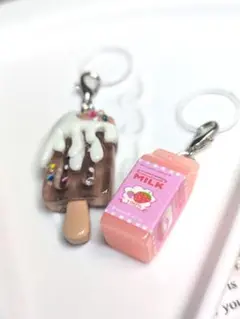 アイスとジュースのアンブレラマーカー♡ ２個セット☆