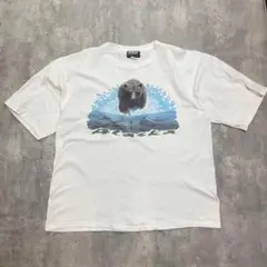 ブラジル製 90s alaska Tシャツ ヴィンテージ シングルステッチ 熊