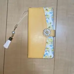 ★手帳型（NENGks ）ストラップ付き マグネット式磁気 全面保護