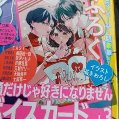 顔だけじゃ好きになりません 花とゆめ付録