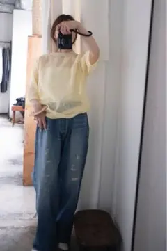 villd /vonique cotton Organdy T-shirt