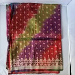 インド　サリー用布　お土産