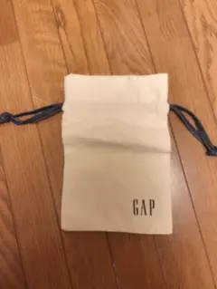 GAP 巾着袋 ベージュ キャンバス
