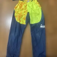 HIE ピステパンツ イエロー/ネイビー　サイズ160cm