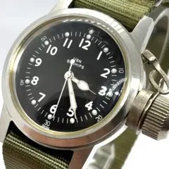 【希少/新品電池】USN BUSHIPS ハルミトン ミリタリー 軍用時計