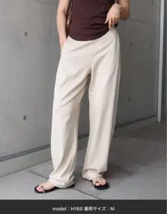 evernavy ポンチカーブパンツ