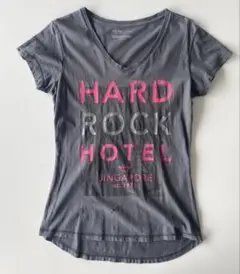 レディース用　Tシャツ Mサイズ　ハードロックホテル　シンガポール　ダメージあり